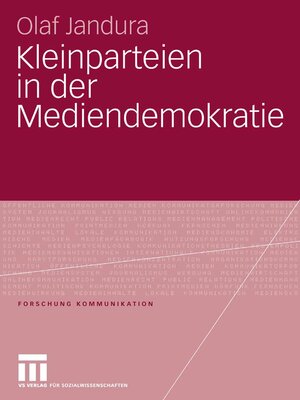cover image of Kleinparteien in der Mediendemokratie